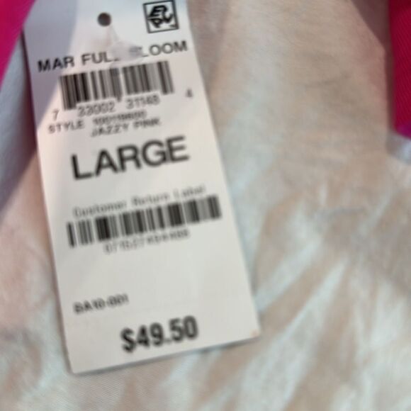 Inc hot pink shirt, newest tag size large - Picture 2 of 4